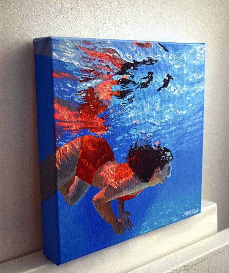 Original Figurative Water Painting by Abi Whitlock