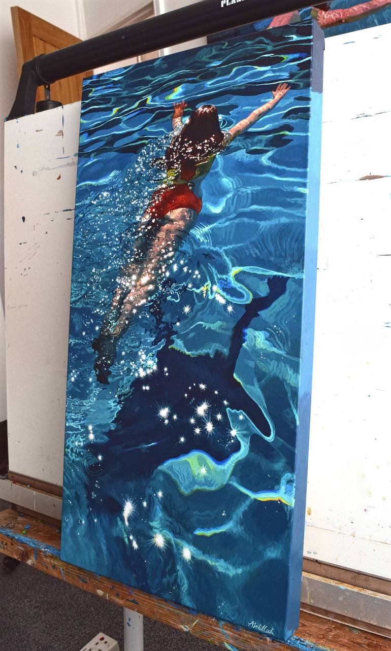 Original Realism Water Painting by Abi Whitlock