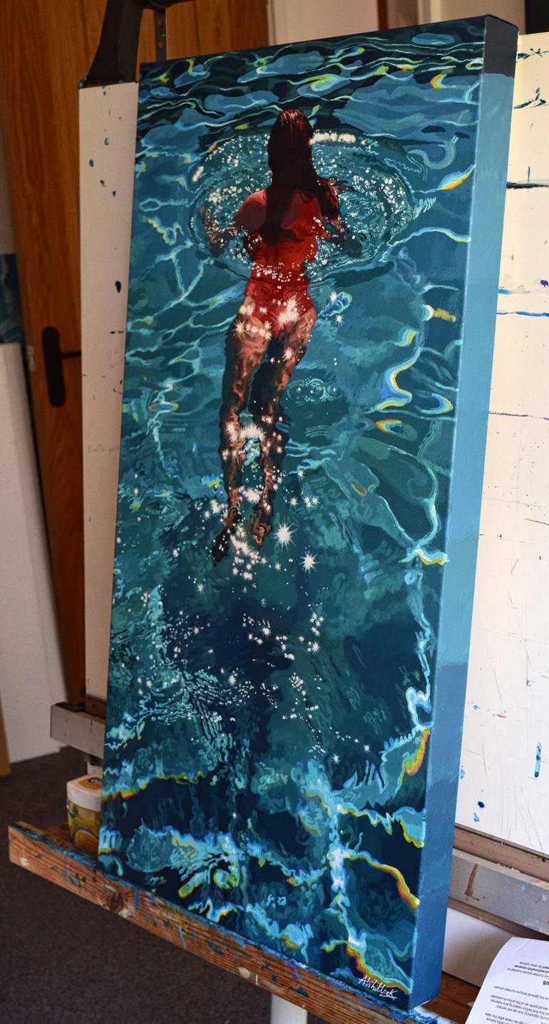 Original Figurative Water Painting by Abi Whitlock
