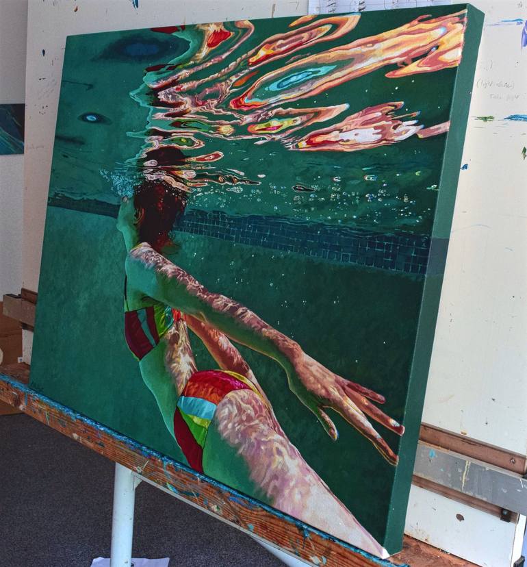 Original Figurative Water Painting by Abi Whitlock