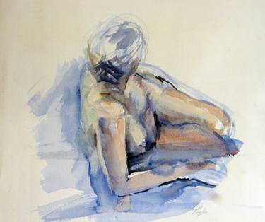 Original Figurative Nude Paintings by Podi Lawrence