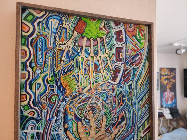 Original Abstract Expressionism Abstract Painting by Christian Alisauskas