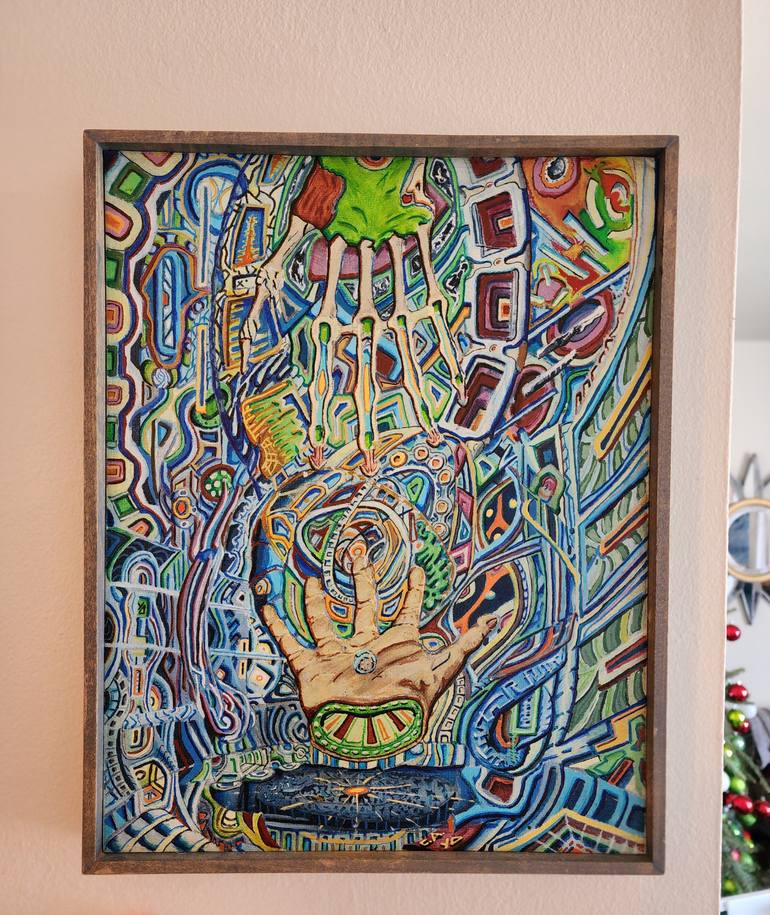 Original Abstract Expressionism Abstract Painting by Christian Alisauskas