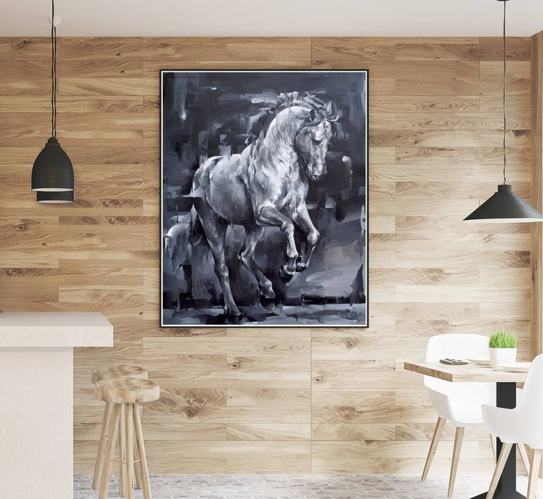 Original Horse Painting by ARINDAM BISWAS