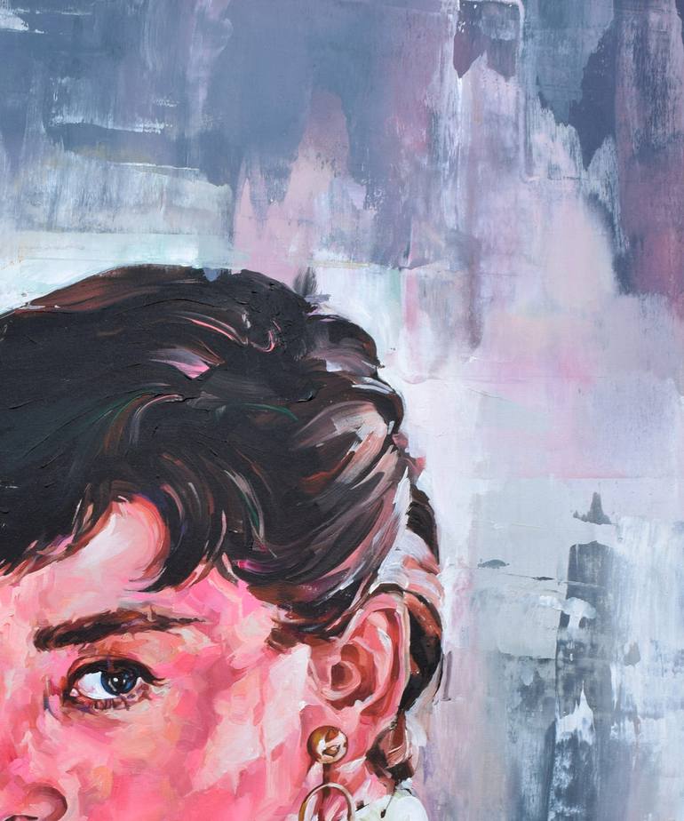 Original Abstract Expressionism People Painting by Arindam Biswas