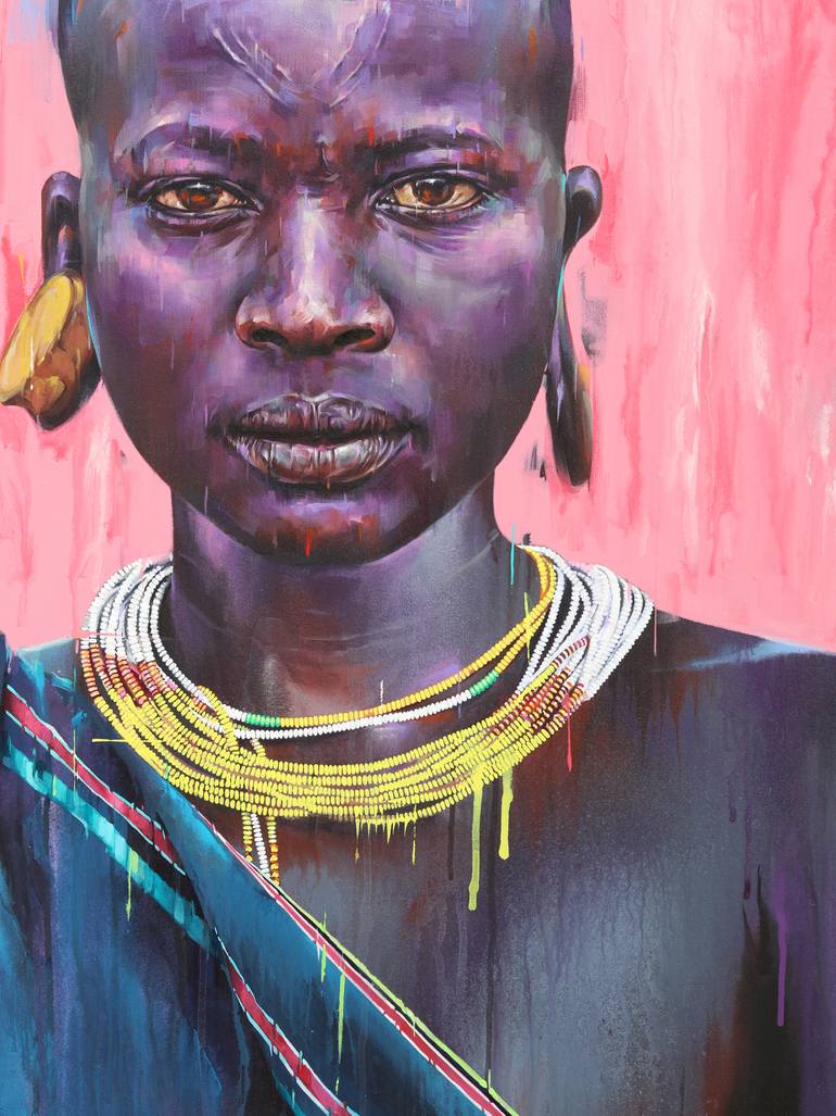 Original Contemporary People Painting by Arindam Biswas