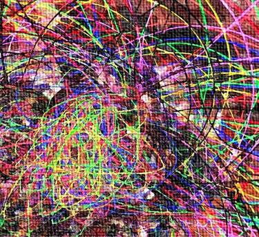 Jackson Pollock Inspiration Digital Art 2015 thumb