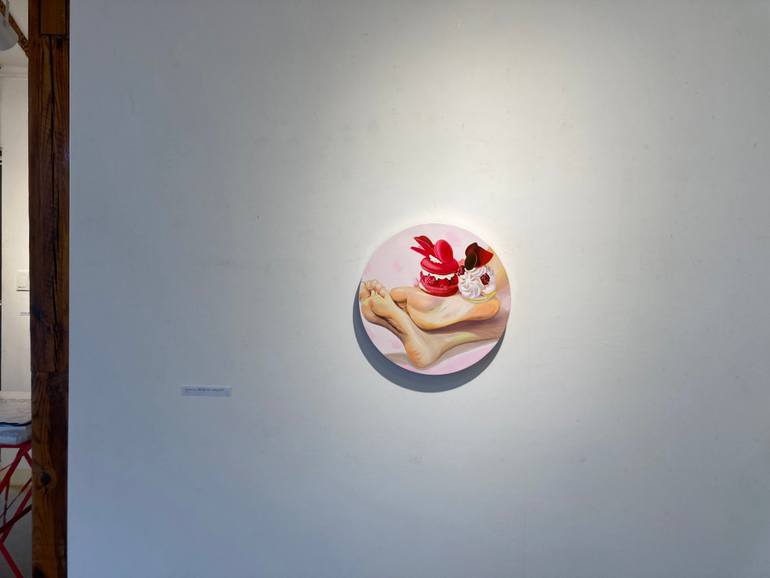 Original Contemporary Erotic Painting by Su Hyun Kim