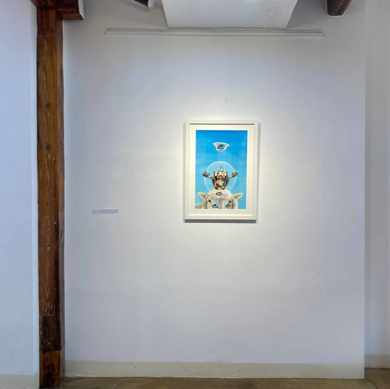 Original Artificial Intelligence Classical Mythology Painting by Su Hyun Kim