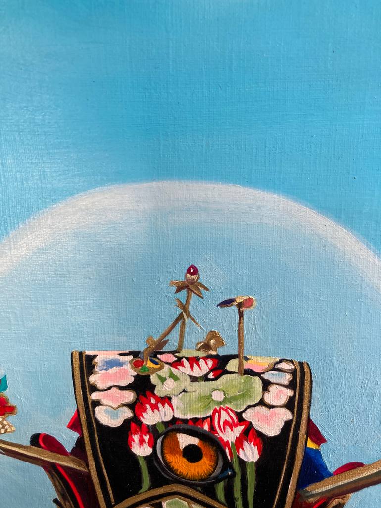 Original Artificial Intelligence Classical Mythology Painting by Su Hyun Kim