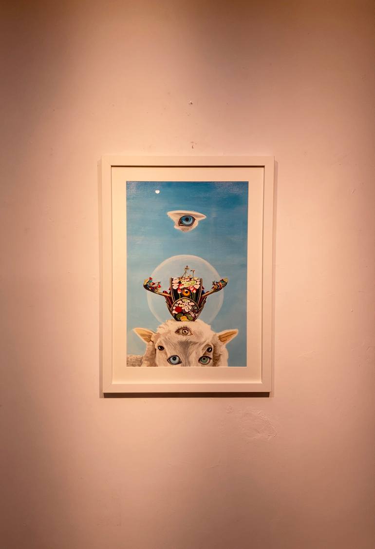 Original Artificial Intelligence Classical Mythology Painting by Su Hyun Kim