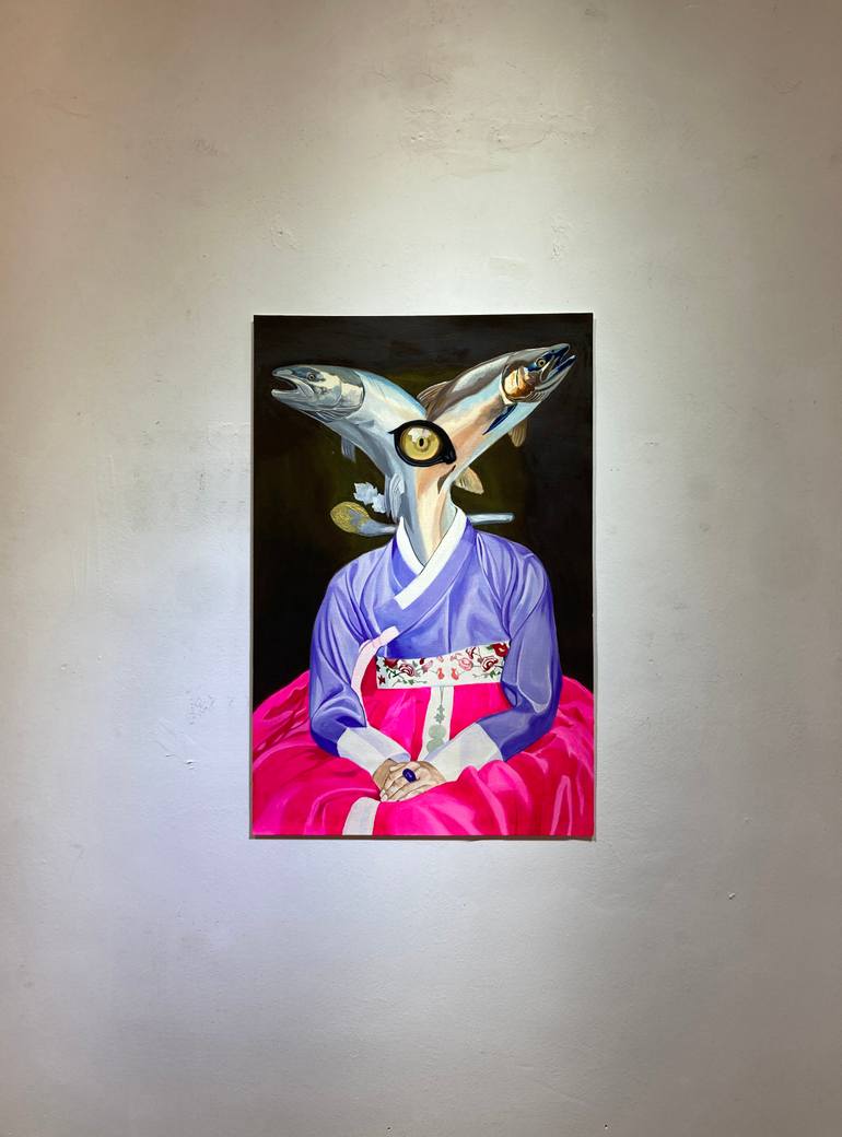 Original Baroque Classical Mythology Painting by Su Hyun Kim