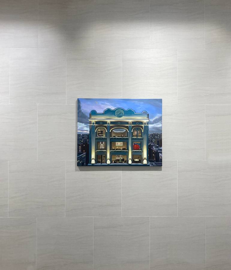 Original Art Nouveau Classical Mythology Painting by Su Hyun Kim