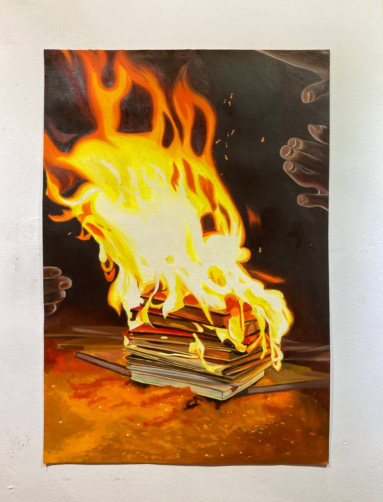 Original Contemporary Classical Mythology Painting by Su Hyun Kim