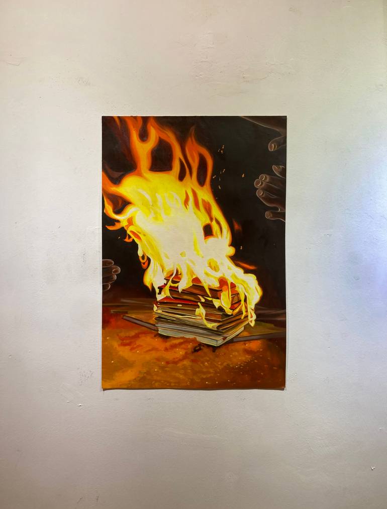 Original Contemporary Classical Mythology Painting by Su Hyun Kim