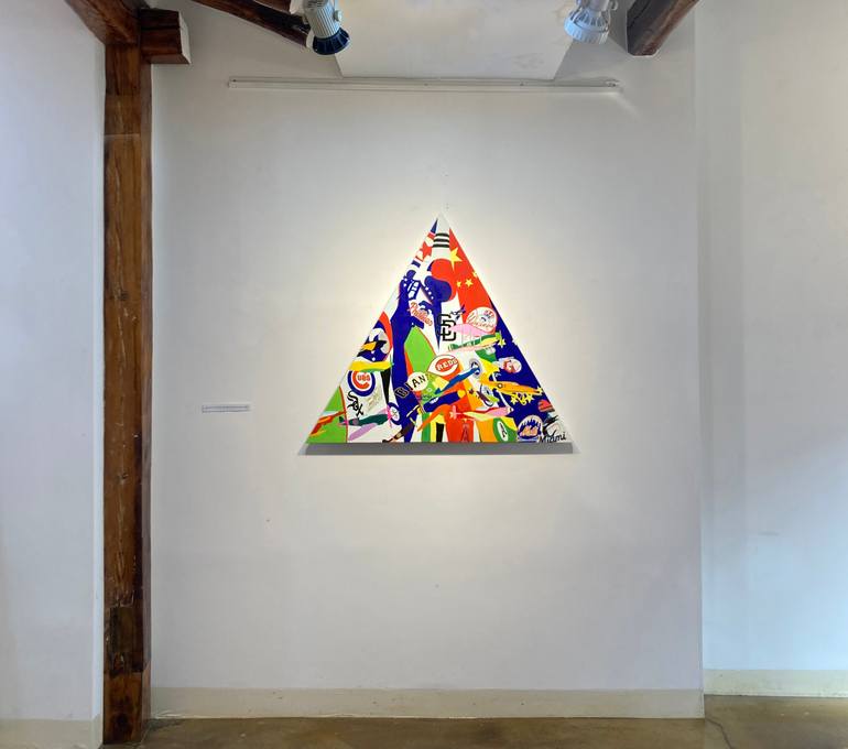 Original Abstract Expressionism Patterns Painting by Su Hyun Kim