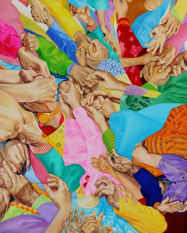 Print of Conceptual World Culture Paintings by Su hyun Kim