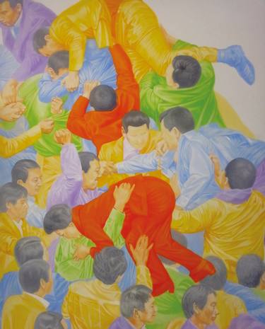 Print of People Paintings by Su hyun Kim