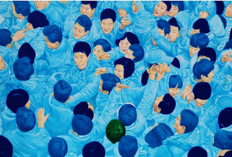 Original Figurative People Paintings by Su Hyun Kim