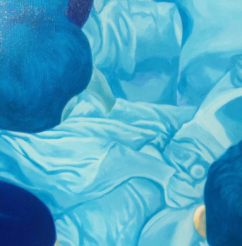 Original Figurative People Painting by Su Hyun Kim