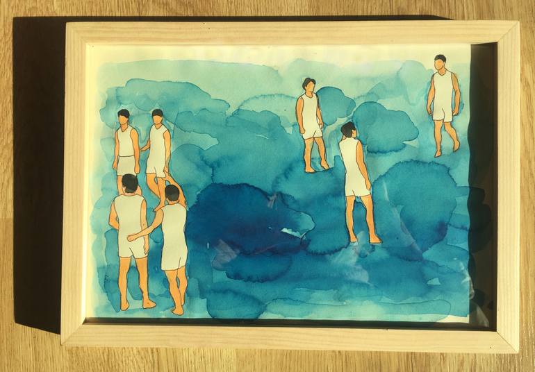 Original Abstract Expressionism Culture Drawing by Su hyun Kim
