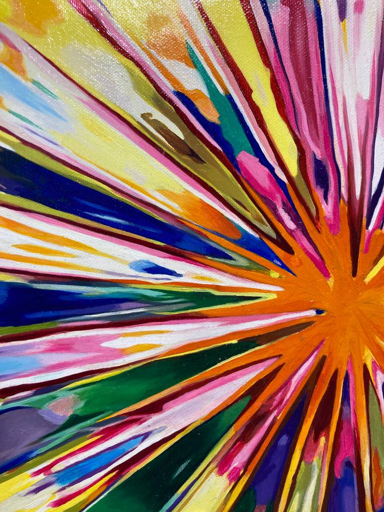 Original Abstract Expressionism Still Life Painting by Su Hyun Kim