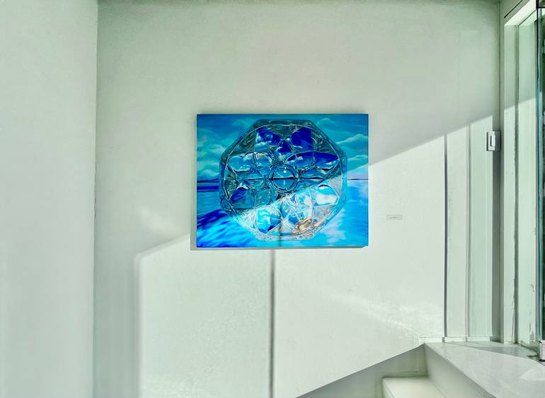 Original Abstract Expressionism Still Life Painting by Su Hyun Kim