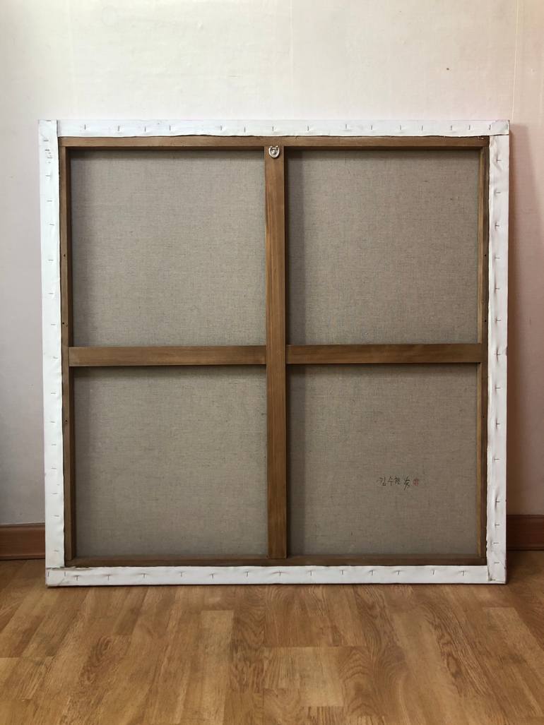 Original Abstract Expressionism Still Life Painting by Su Hyun Kim