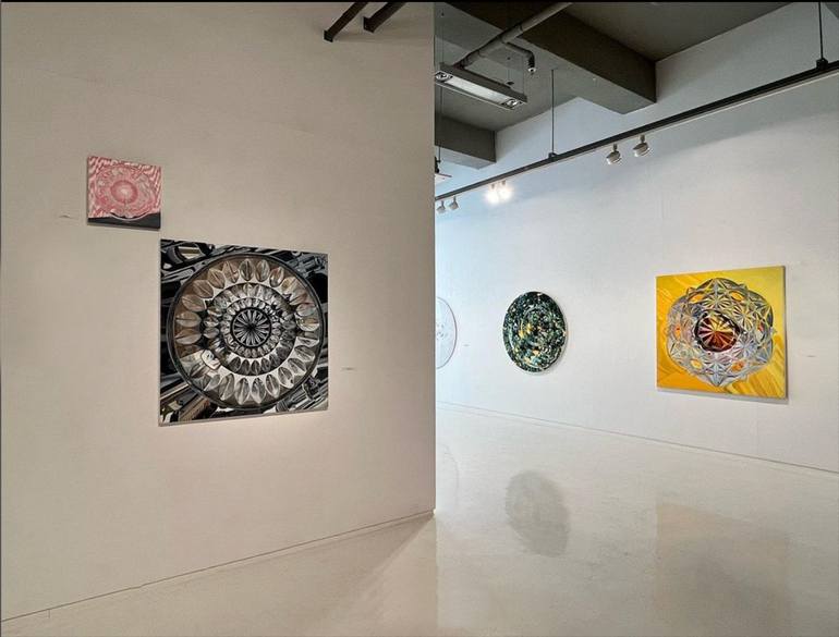 Original Abstract Expressionism Still Life Painting by Su Hyun Kim