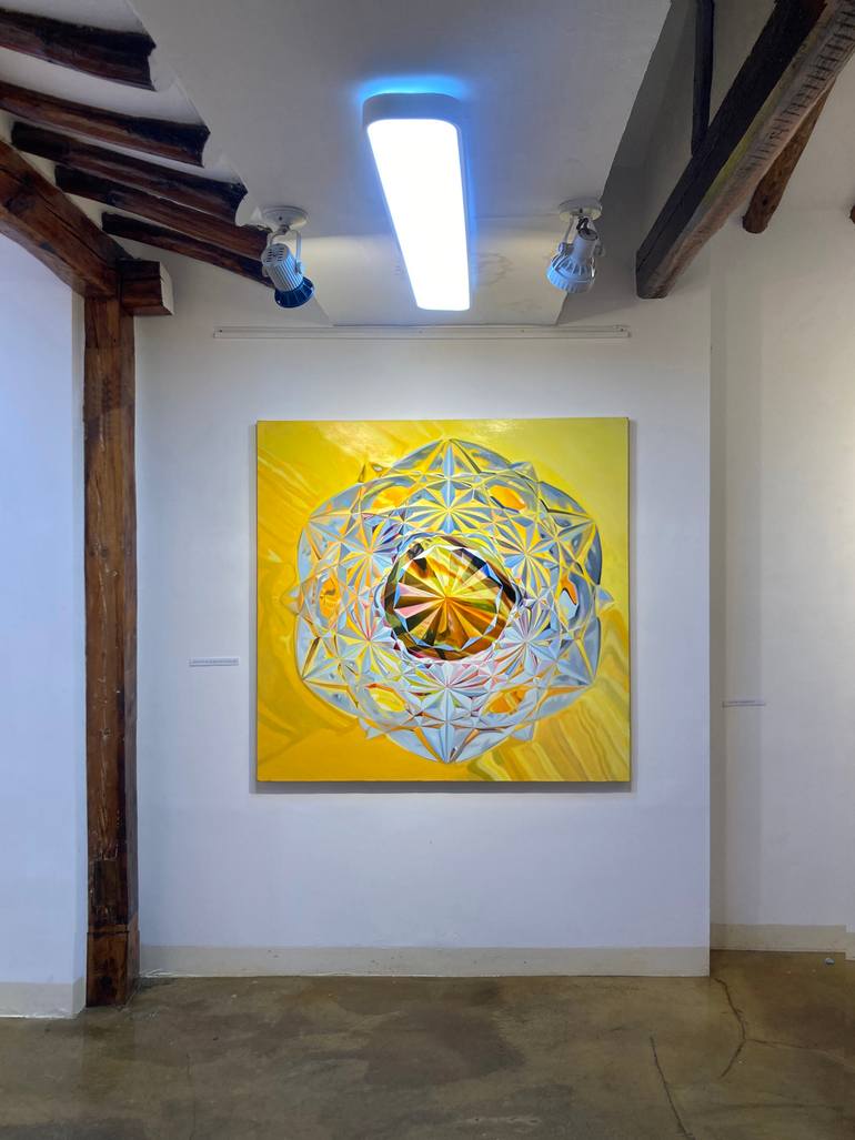 Original Abstract Expressionism Still Life Painting by Su Hyun Kim