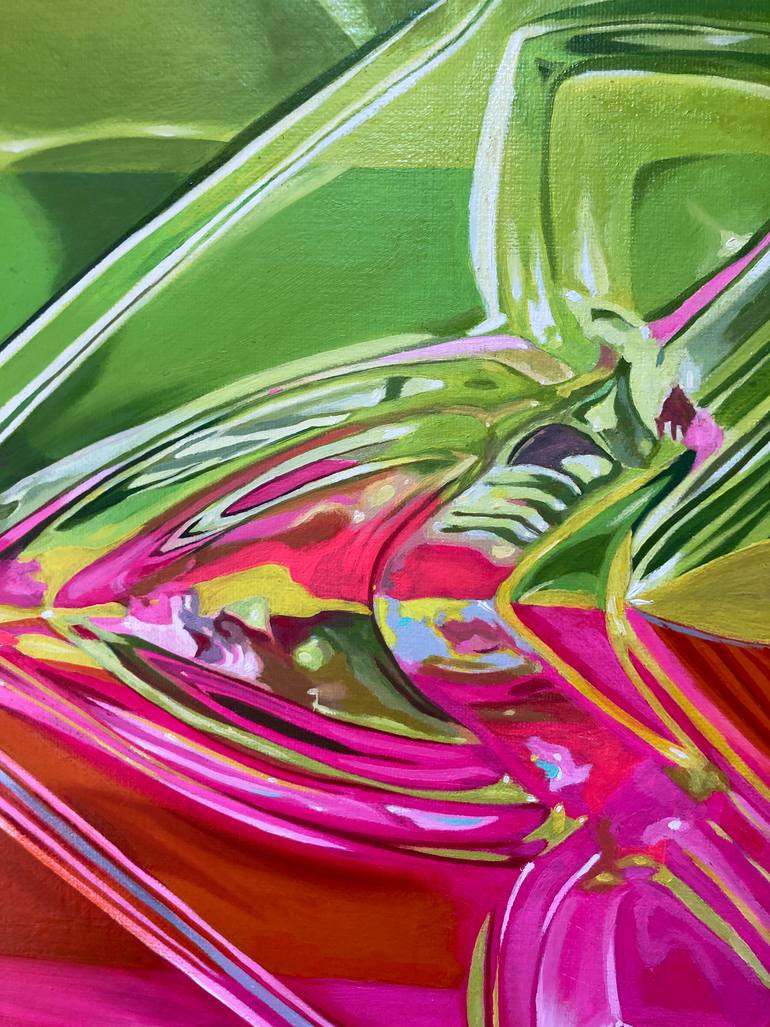 Original Abstract Expressionism Fantasy Painting by Su Hyun Kim