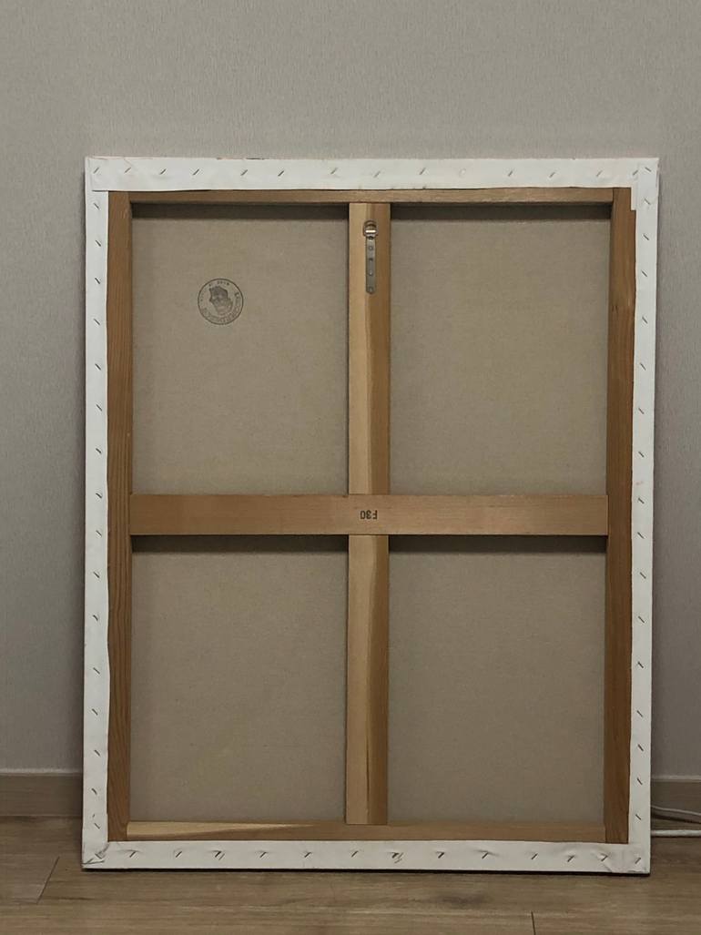 Original Abstract Expressionism Floral Painting by Su Hyun Kim