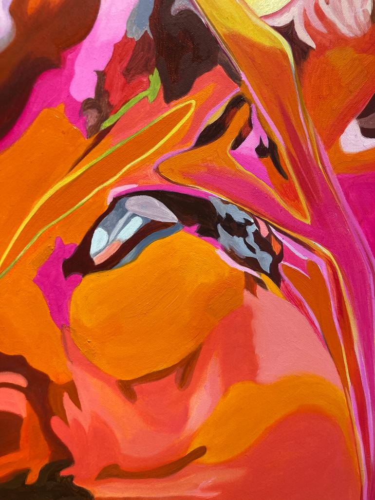 Original Figurative Erotic Painting by Su Hyun Kim