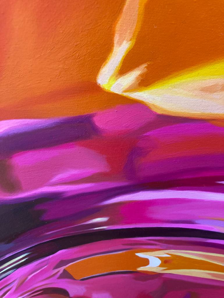 Original Abstract Expressionism Botanic Painting by Su Hyun Kim