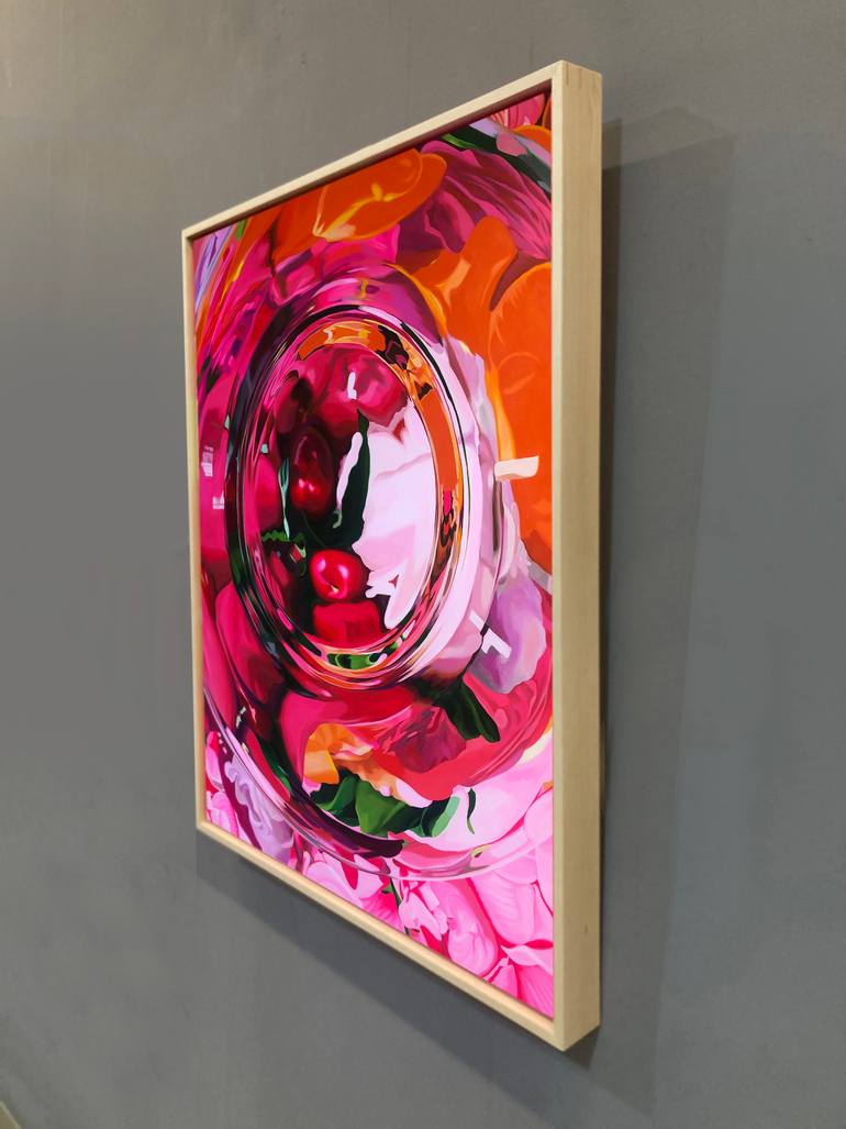 Original Abstract Expressionism Botanic Painting by Su Hyun Kim