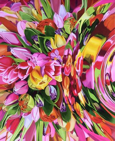 Print of Abstract Expressionism Botanic Paintings by Su hyun Kim