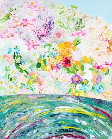 Print of Abstract Expressionism Botanic Paintings by Su hyun Kim