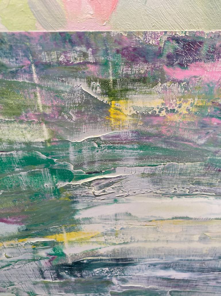 Original Abstract Expressionism Botanic Painting by Su Hyun Kim