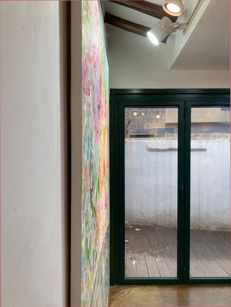 Original Abstract Expressionism Botanic Painting by Su Hyun Kim