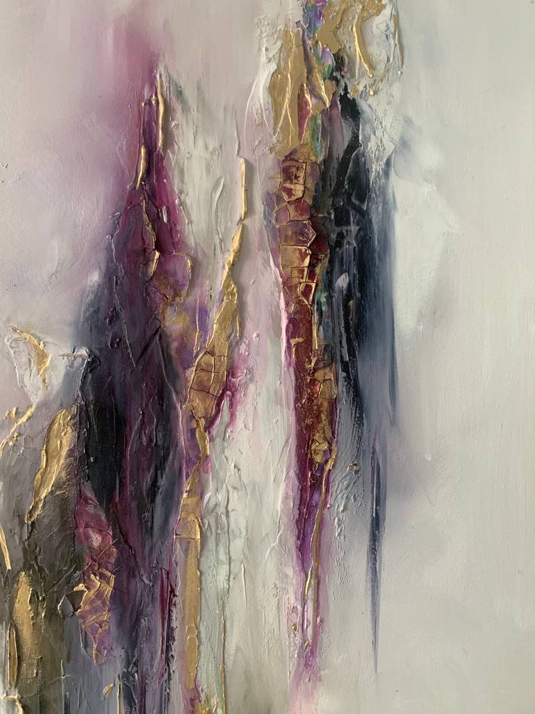 Original Abstract Expressionism Abstract Painting by Sumali Piyatissa