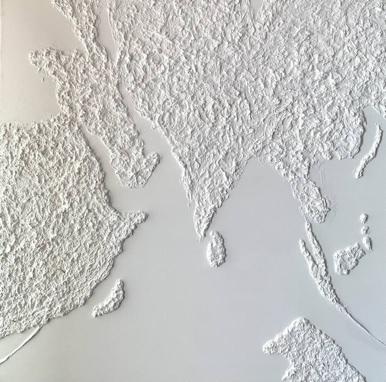 Original Abstract Expressionism Abstract Painting by Sumali Piyatissa