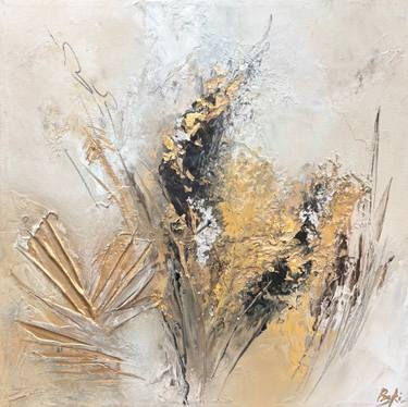 Original Abstract Expressionism Abstract Painting by Sumali Piyatissa