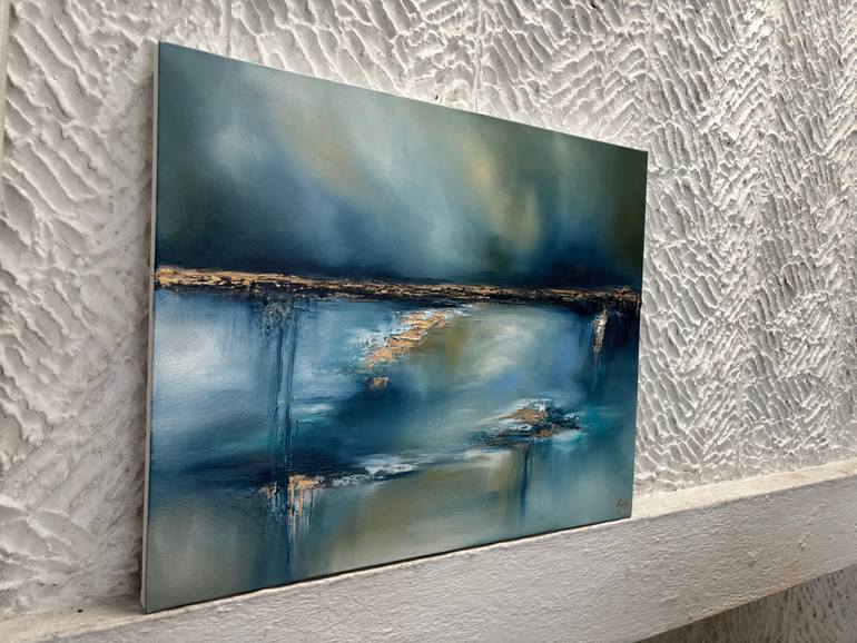 Original Abstract Landscape Painting by Sumali Piyatissa