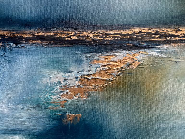 Original Abstract Landscape Painting by Sumali Piyatissa