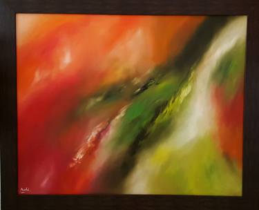 Print of Abstract Expressionism Abstract Paintings by Sumali Piyatissa