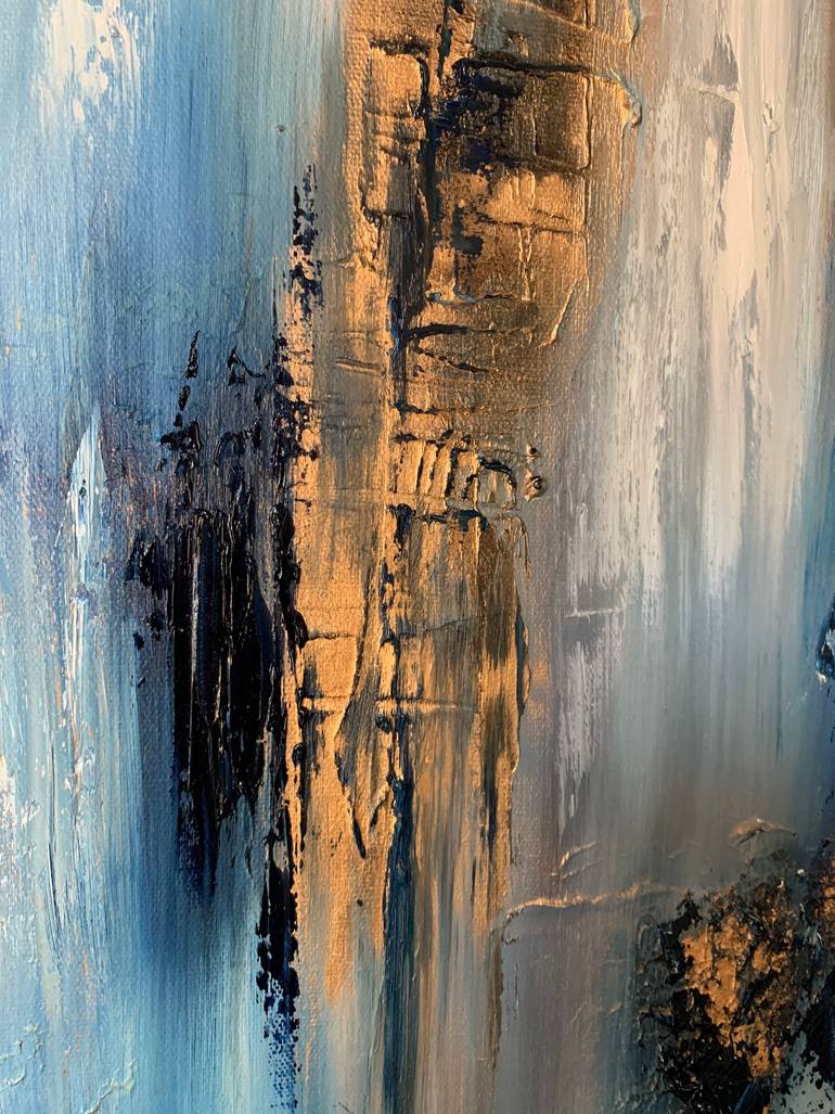 Original Abstract Expressionism Abstract Painting by Sumali Piyatissa