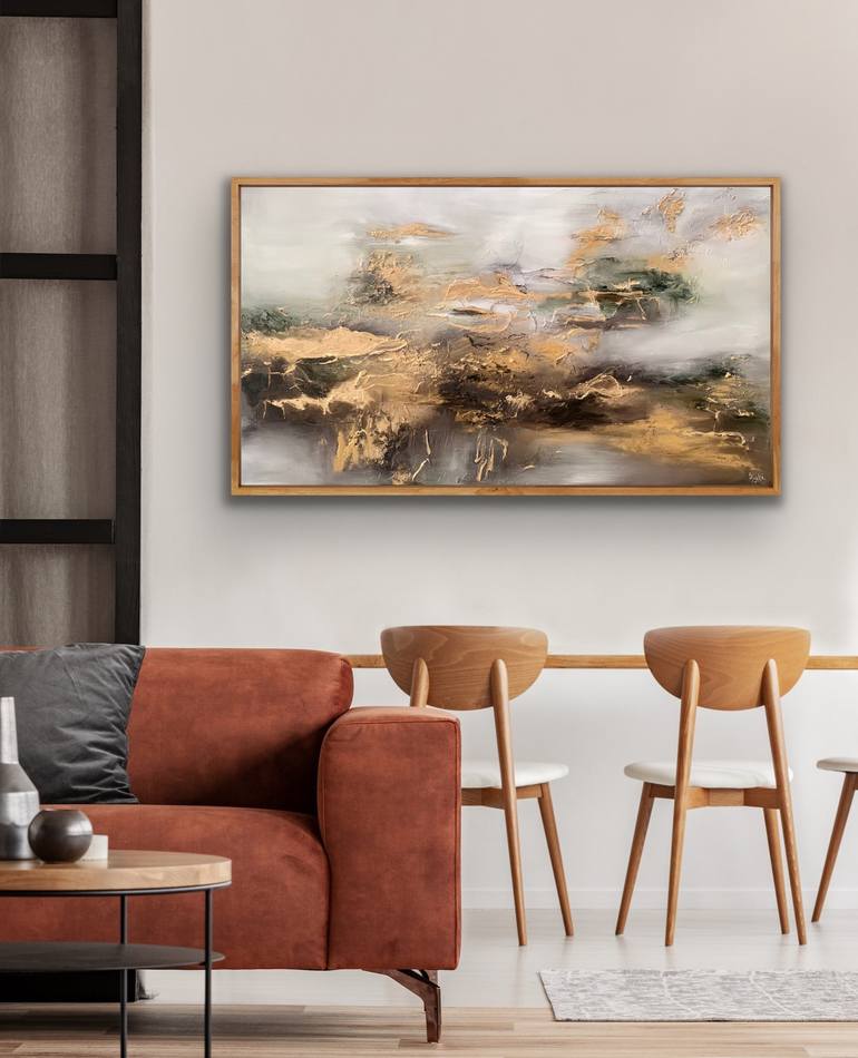 Original Abstract Landscape Painting by Sumali Piyatissa