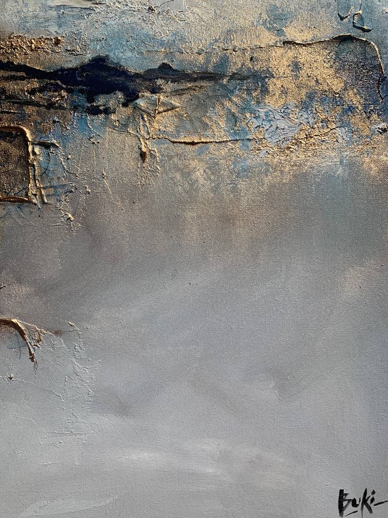 Original Abstract Expressionism Abstract Painting by Sumali Piyatissa