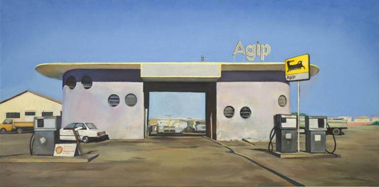 Agip Painting by Christo Stojanov | Saatchi Art