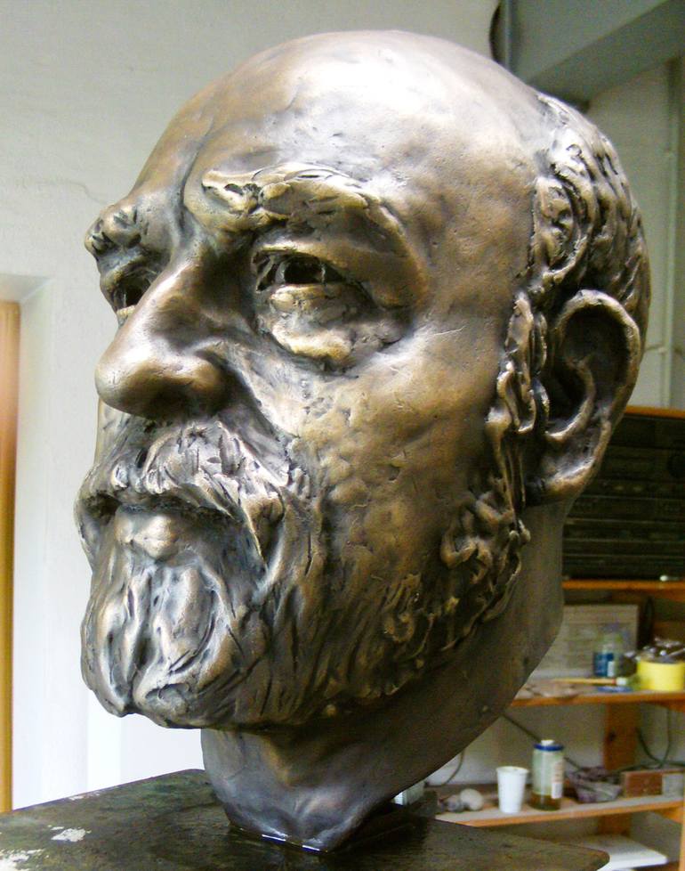 Original Portrait Sculpture by Christo Stojanov